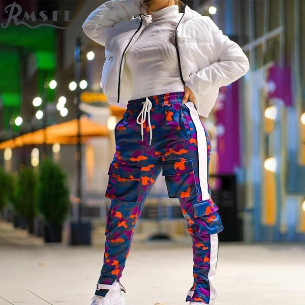 european and american women's multi color camouflage bag zipper fashion casual pants & capris, Black;white
european and american women's multi color camouflage bag zipper fashion casual pants & capris, Black;white