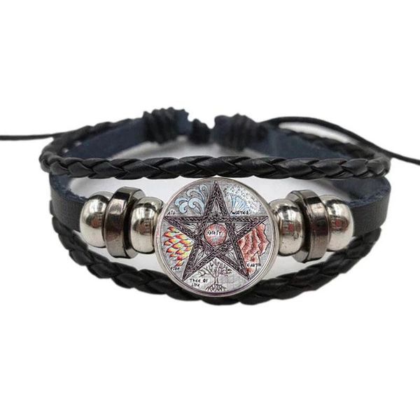 charm bracelets , flower-shaped five-pointed star pattern glass leather bracelet, fashionable black bracelet jewelry., Golden;silver
charm bracelets , flower-shaped five-pointed star pattern glass leather bracelet, fashionable black bracelet jewelry., Golden;silver