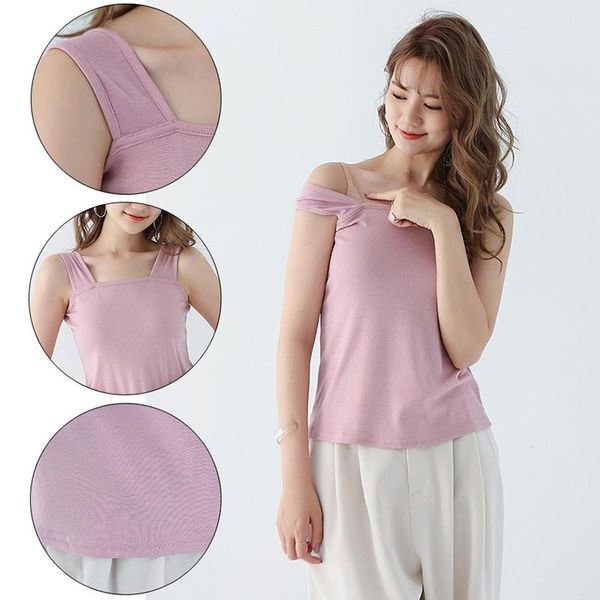 women's t-shirt summer fashion women base tank vest solid color simple singlet sleeveless shirt japanese style daily, White
women's t-shirt summer fashion women base tank vest solid color simple singlet sleeveless shirt japanese style daily, White