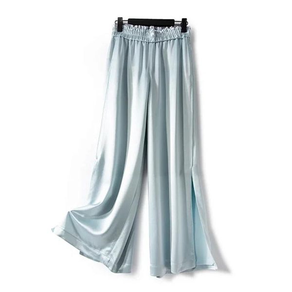 women's pants & capris straight split casual loose elastic waist spring summer trousers for, Black;white
women's pants & capris straight split casual loose elastic waist spring summer trousers for, Black;white