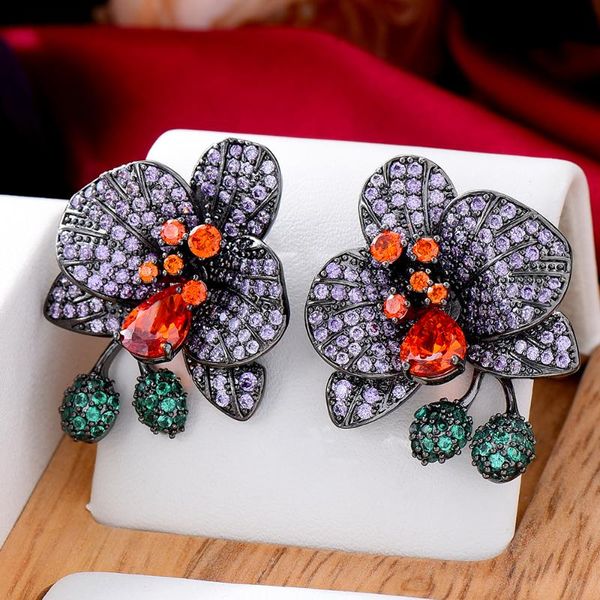 dangle & chandelier godki luxury purple flower earrings trendy cubic zircon wedding engagement party dubai gold for women 2021, Silver
dangle & chandelier godki luxury purple flower earrings trendy cubic zircon wedding engagement party dubai gold for women 2021, Silver