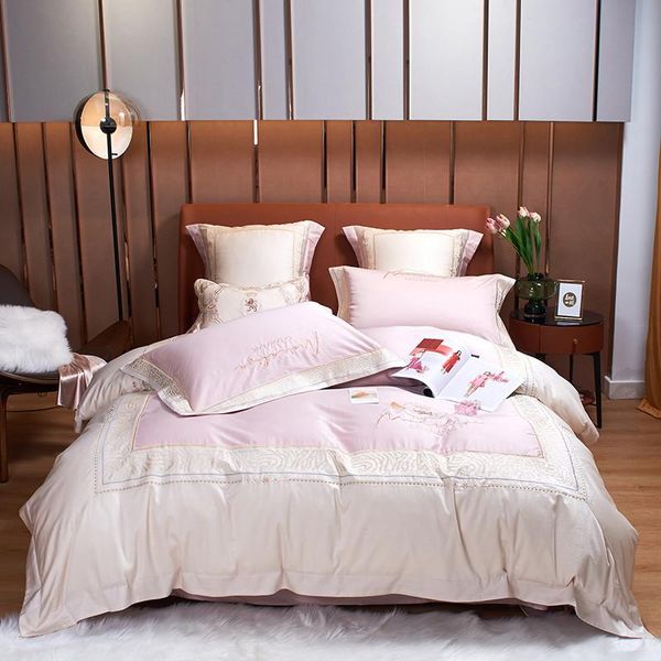 bedding sets luxury pink blue embroidery cotton satin set duvet cover bed linen fitted sheet pillowcases home textile king
bedding sets luxury pink blue embroidery cotton satin set duvet cover bed linen fitted sheet pillowcases home textile king