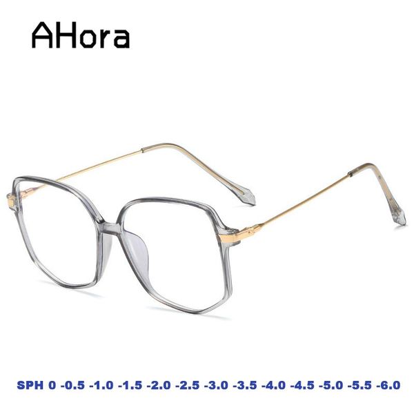 ahora transparent oversized frame myopia glasses finished for women men 0 -0.5 -1.0 -1.5 -2.0 -2.5 -3.0 -3.5 -4.0 -4.5 -5.0 -5.5 fashion sun, Black 
ahora transparent oversized frame myopia glasses finished for women men 0 -0.5 -1.0 -1.5 -2.0 -2.5 -3.0 -3.5 -4.0 -4.5 -5.0 -5.5 fashion sun, Black