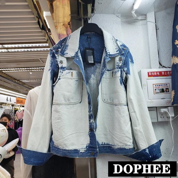 women's jackets 2021 autumn fashion removable sleeve do old jeans coat female handsome denim jacket loose casual students outwear, Black;brown
women's jackets 2021 autumn fashion removable sleeve do old jeans coat female handsome denim jacket loose casual students outwear, Black;brown