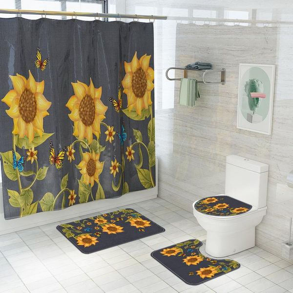bath mats set and shower curtain toilet cover foot pad non-slip absorbent bathroom door mat flannel soft rug carpet
bath mats set and shower curtain toilet cover foot pad non-slip absorbent bathroom door mat flannel soft rug carpet