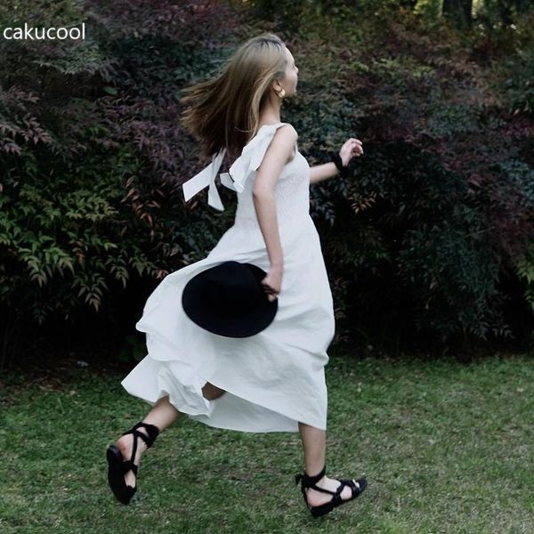 cakucool 2021 summer cotton dress solid color boho beach retro backless sleeveless strap a-line party casual dresses, Black;gray
cakucool 2021 summer cotton dress solid color boho beach retro backless sleeveless strap a-line party casual dresses, Black;gray