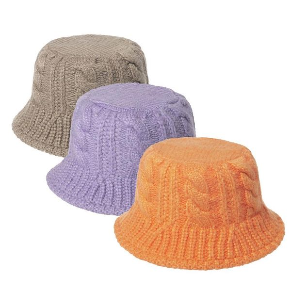 wide brim hats fashion women's hat winter warm thicken foldable knitted bucket solid color outdoor windproof panama cap fisherman caps, Blue;gray
wide brim hats fashion women's hat winter warm thicken foldable knitted bucket solid color outdoor windproof panama cap fisherman caps, Blue;gray