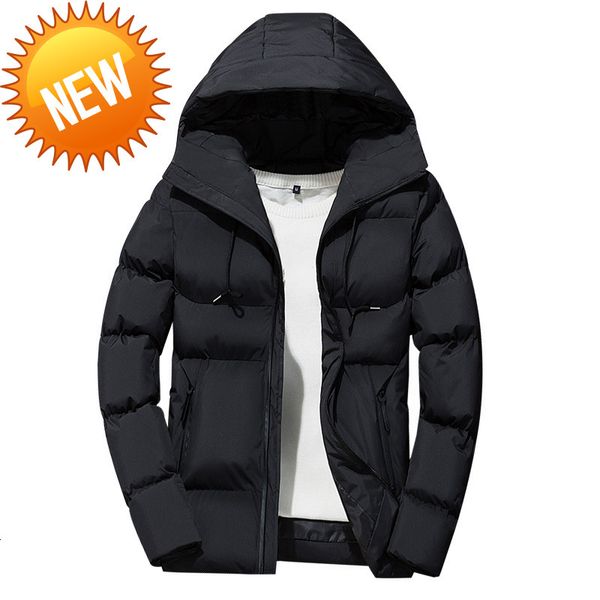 men's down jacket winter warm padded mens hooded hood thickened korean style men new coat 2021 autumn, Black
men's down jacket winter warm padded mens hooded hood thickened korean style men new coat 2021 autumn, Black