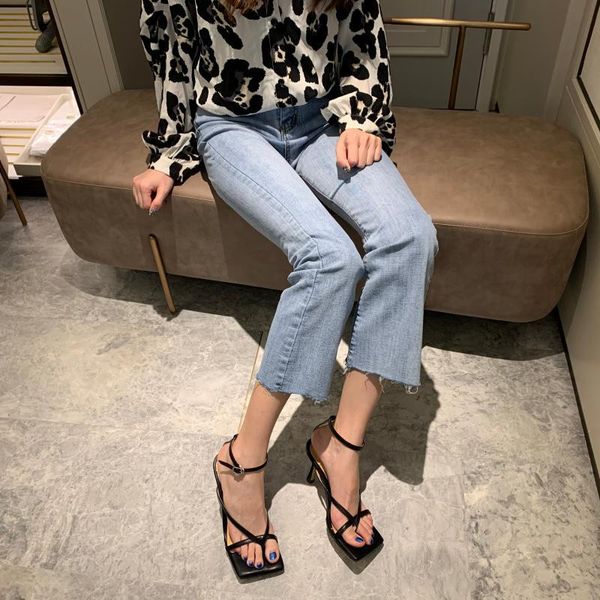 eilyken gladiator sandals high heels shoes fall street look females square head open toe clip-on strappy sandals women wsdgslkhgklsa, Black
eilyken gladiator sandals high heels shoes fall street look females square head open toe clip-on strappy sandals women wsdgslkhgklsa, Black