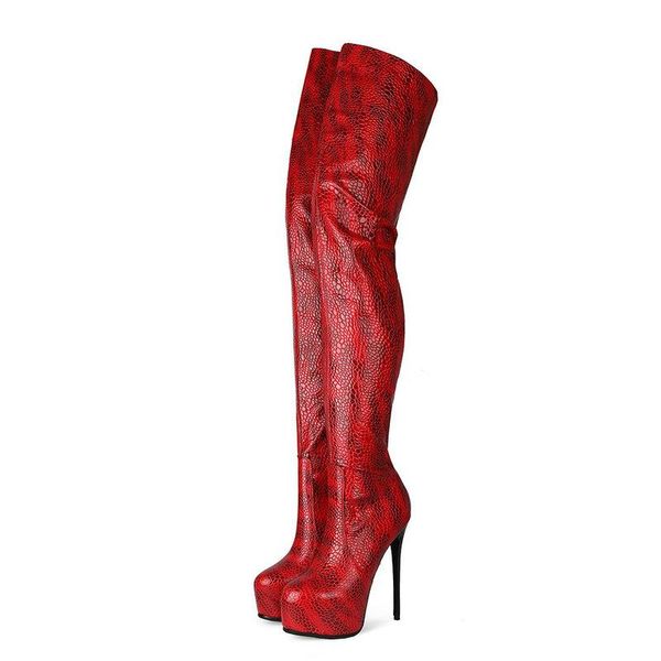 boots ladies zipper over the knee fashion spring autumn platform stone pattern women shoes slim super high heel long, Black
boots ladies zipper over the knee fashion spring autumn platform stone pattern women shoes slim super high heel long, Black