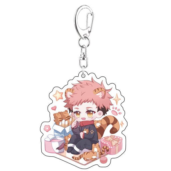 keychain jujutsu kaisen women cartoon acrylic cute funny anime pendant transparent key chains girl fashion key ring metal brelok, Slivery;golden
keychain jujutsu kaisen women cartoon acrylic cute funny anime pendant transparent key chains girl fashion key ring metal brelok, Slivery;golden