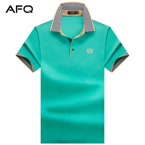 men's polos afq business lapel short-sleeved t-shirt summer paragraph middle-aged solid colour loose casual shirt, White;black
men's polos afq business lapel short-sleeved t-shirt summer paragraph middle-aged solid colour loose casual shirt, White;black