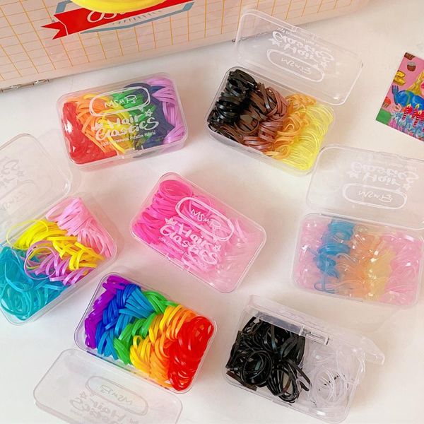hair accessories 100pcs/box children colorful elastic ties kids sweet cute summer candy color rubber band, Slivery;white
hair accessories 100pcs/box children colorful elastic ties kids sweet cute summer candy color rubber band, Slivery;white
