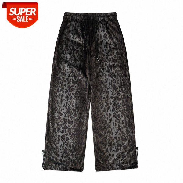 leopard print velvet casual trousers men's retro drawstring pants loose straight cropped #526m, Black
leopard print velvet casual trousers men's retro drawstring pants loose straight cropped #526m, Black