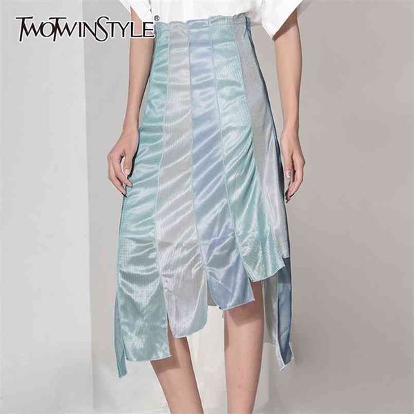 hit color skirt for women high waist irregular hem casual skirts female fashion clothing spring stylish 210521, Black
hit color skirt for women high waist irregular hem casual skirts female fashion clothing spring stylish 210521, Black