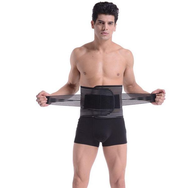 breathable waist belt adjustable lumbar back brace spine heavy work support soporte de cintura, Black;gray
breathable waist belt adjustable lumbar back brace spine heavy work support soporte de cintura, Black;gray