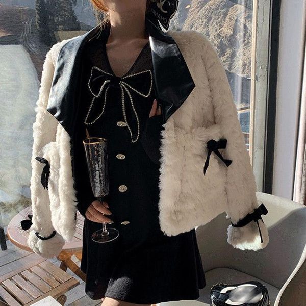 women's fur & faux 2021 women winter imitation coats female short plush jackets ladies long sleeve loose warm outwear p622, Black
women's fur & faux 2021 women winter imitation coats female short plush jackets ladies long sleeve loose warm outwear p622, Black