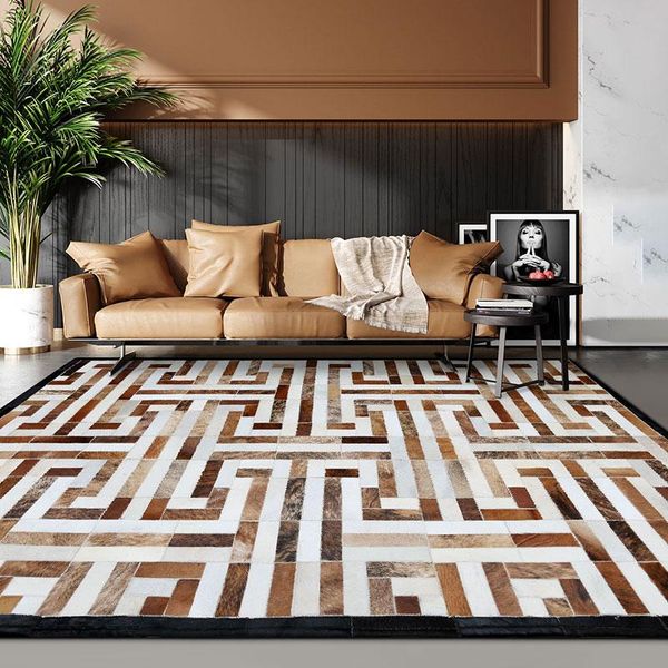 carpets luxury cowhide seamed patchwork carpet natural cow skin triangles rug for living room bedroom fur mat
carpets luxury cowhide seamed patchwork carpet natural cow skin triangles rug for living room bedroom fur mat