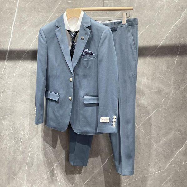 men's suits & blazers plyesxale light blue wedding suit men dress costume homme mariage groom wear two pieces mens casual formal q540, White;black
men's suits & blazers plyesxale light blue wedding suit men dress costume homme mariage groom wear two pieces mens casual formal q540, White;black