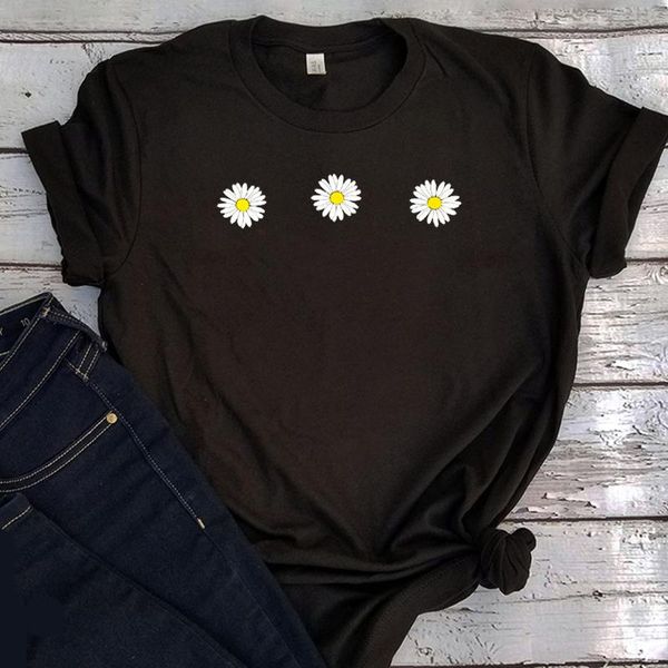 women's t-shirt white daisy for women flower graphic tee vintage gift black tshirt summer tees clothing xxl
women's t-shirt white daisy for women flower graphic tee vintage gift black tshirt summer tees clothing xxl