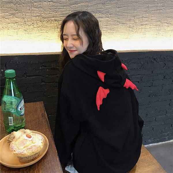 autumn harajuku large size loose couple casual devil cute female ulzzang kawaii winter hooded bf ins vintage sweatshirt 210608, Black
autumn harajuku large size loose couple casual devil cute female ulzzang kawaii winter hooded bf ins vintage sweatshirt 210608, Black