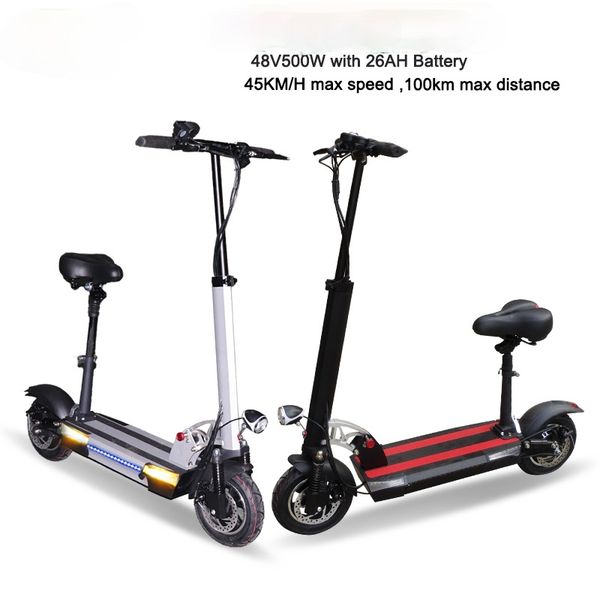 48v26ah electric scooter with seat powerful 48v500w motor wheel foldable electric skateboard kick scooter patinete eletrico
48v26ah electric scooter with seat powerful 48v500w motor wheel foldable electric skateboard kick scooter patinete eletrico