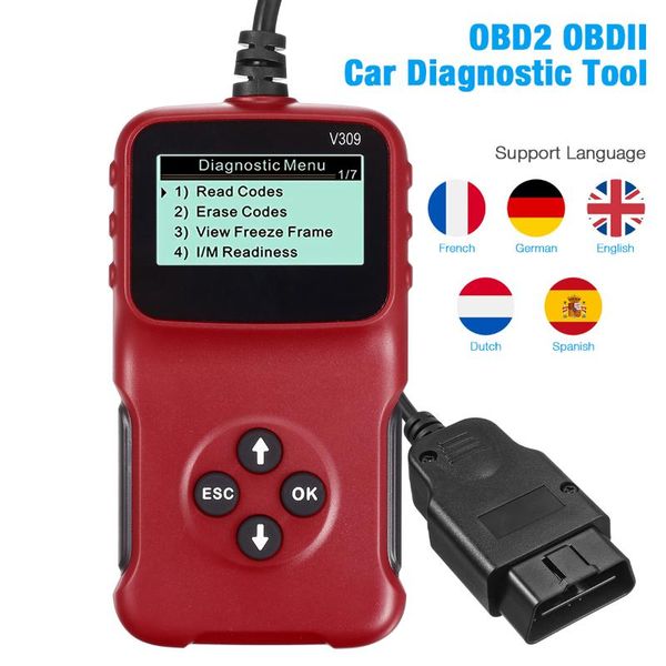 code readers & scan tools version obd2 car scanner for vehicle reader automotive diagnostic supports 9 protocols 5 main languages
code readers & scan tools version obd2 car scanner for vehicle reader automotive diagnostic supports 9 protocols 5 main languages