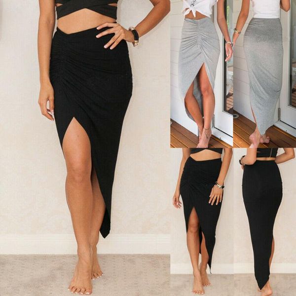 skirts fashion outfit women's solid black grey fitted stretch printed high waist midi pencil split skirt
skirts fashion outfit women's solid black grey fitted stretch printed high waist midi pencil split skirt
