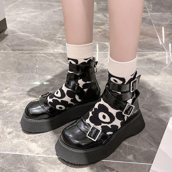 dress shoes rimocy punk double buckle mary janes women patent leather chunky platform woman chic college style strap pumps ladies, Black
dress shoes rimocy punk double buckle mary janes women patent leather chunky platform woman chic college style strap pumps ladies, Black