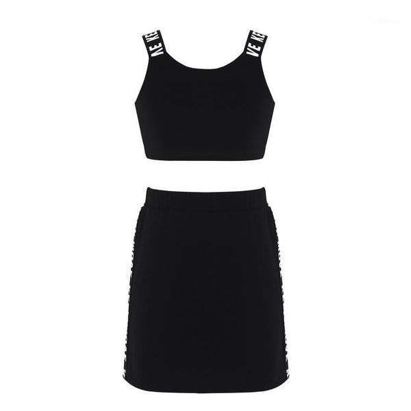 clothing sets 2pcs kids girls summer sport suit letters printed straps tank and skirt set for gym exercise wear children casual outfit1, White
clothing sets 2pcs kids girls summer sport suit letters printed straps tank and skirt set for gym exercise wear children casual outfit1, White