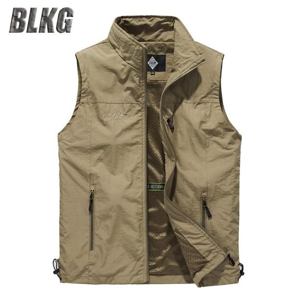 brand vests for men's vest mesh summer gilet homme hiking outdoor fishing mens weste chalecos para hombre big size m-5xl, Black;white
brand vests for men's vest mesh summer gilet homme hiking outdoor fishing mens weste chalecos para hombre big size m-5xl, Black;white
