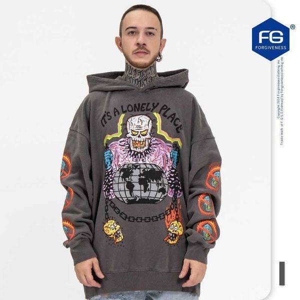 fg menswear | autumn and winter new kanye album same skull palace hoodie hip hop graffiti hoodie, Black
fg menswear | autumn and winter new kanye album same skull palace hoodie hip hop graffiti hoodie, Black