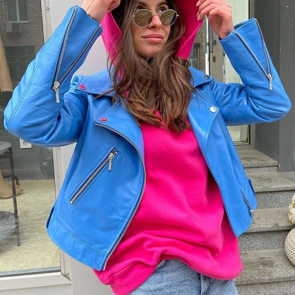 women's jackets fashion moto biker turn down collar women elegant slim pu leather coats zipper long sleeve short ladies, Black;brown
women's jackets fashion moto biker turn down collar women elegant slim pu leather coats zipper long sleeve short ladies, Black;brown
