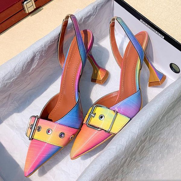 34-42 arrival 3d rainbow women's shoes bucket sandals wild fairy glass heels bridesmaid wedding, Black
34-42 arrival 3d rainbow women's shoes bucket sandals wild fairy glass heels bridesmaid wedding, Black