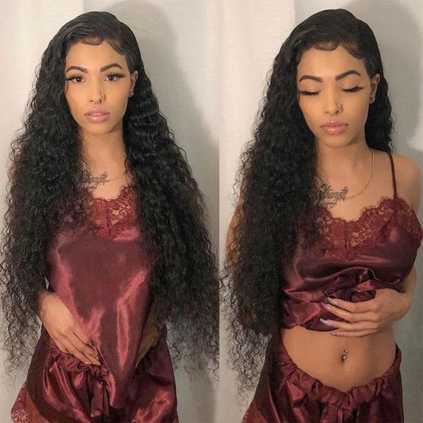 lace wigs deep wave frontal wig transparent curly human hair preplucked 13x4 front lemoda brazilian closure, Black;brown
lace wigs deep wave frontal wig transparent curly human hair preplucked 13x4 front lemoda brazilian closure, Black;brown