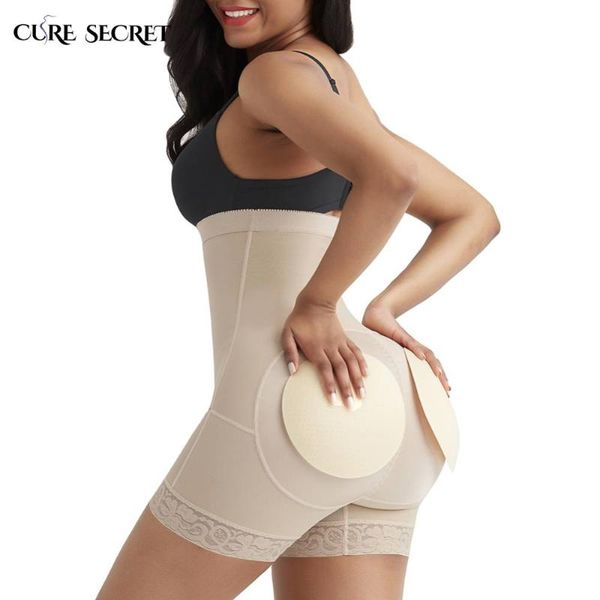 women's shapers cure secret high waist trainer bulifter removable pads high-waist tummy control shapewear slimming thigh panties, Black;white 
women's shapers cure secret high waist trainer bulifter removable pads high-waist tummy control shapewear slimming thigh panties, Black;white
