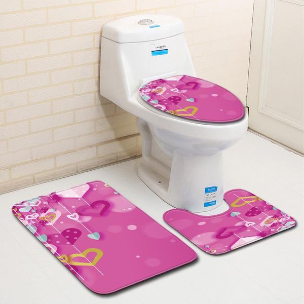 carpets 3pcs toilet floor mats valentine's day printed bathroom rugs set anti-slip bath carpet rug
carpets 3pcs toilet floor mats valentine's day printed bathroom rugs set anti-slip bath carpet rug