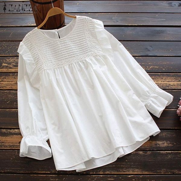 blouses vintage women pleated blouses 2021 hollow ruffle shirts casual long sleeve patchwork blusas female solid plus size, White
blouses vintage women pleated blouses 2021 hollow ruffle shirts casual long sleeve patchwork blusas female solid plus size, White