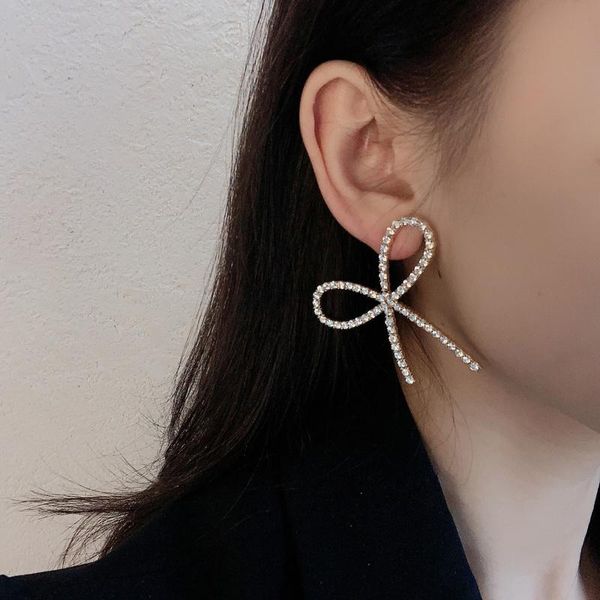 dangle & chandelier korea's dongdaemun stereo asymmetric bow earrings female s925 needle exaggerated for women fashion jewelry, Silver
dangle & chandelier korea's dongdaemun stereo asymmetric bow earrings female s925 needle exaggerated for women fashion jewelry, Silver
