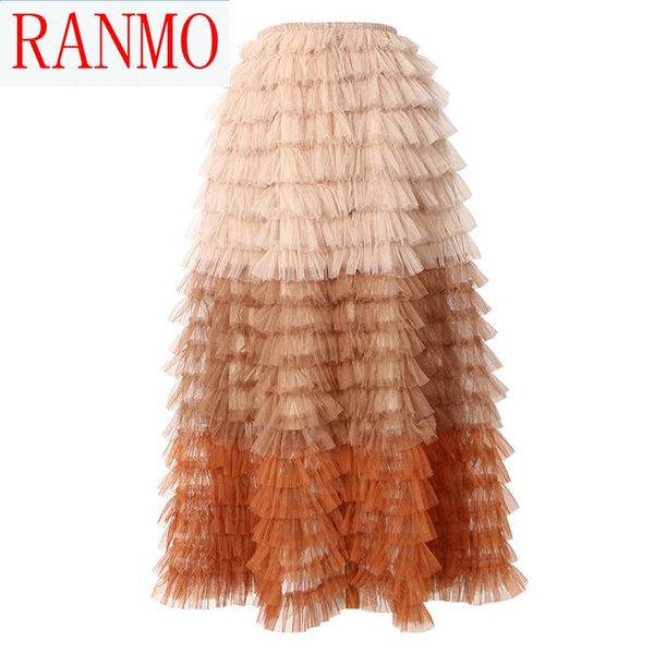 skirts women mesh gradient midi skirt tiered high waist excellent quality 2021, Black
skirts women mesh gradient midi skirt tiered high waist excellent quality 2021, Black