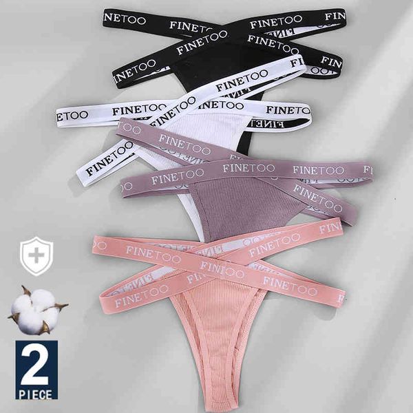 finetoo 2pcs/set women's cotton g-string cross strap panties letter waisted underwear thongs femme hollow out lady briefs, Black;pink
finetoo 2pcs/set women's cotton g-string cross strap panties letter waisted underwear thongs femme hollow out lady briefs, Black;pink