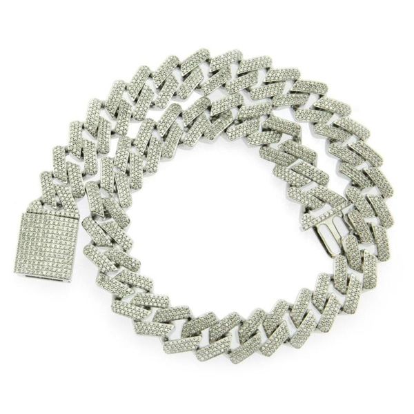 chains men hip hop iced out bling chain necklace micro pave cz stone 18mm cuban necklaces hiphop jewelry drop, Silver
chains men hip hop iced out bling chain necklace micro pave cz stone 18mm cuban necklaces hiphop jewelry drop, Silver