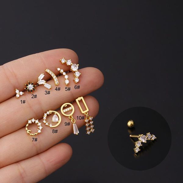 stud 1piece piercing thick rod earrings for women 2021 trend jewelry 16g stainless steel zircon teens ear cuff, Golden;silver
stud 1piece piercing thick rod earrings for women 2021 trend jewelry 16g stainless steel zircon teens ear cuff, Golden;silver