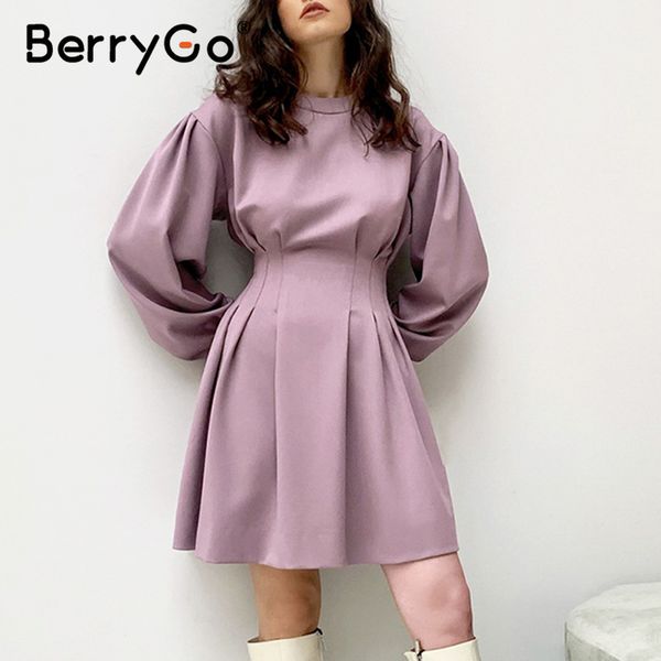 berrygo elegant purple wrinkle tight dress female a-lined round neck puff sleeve short fashion slim spring woman 210513, Black;gray
berrygo elegant purple wrinkle tight dress female a-lined round neck puff sleeve short fashion slim spring woman 210513, Black;gray