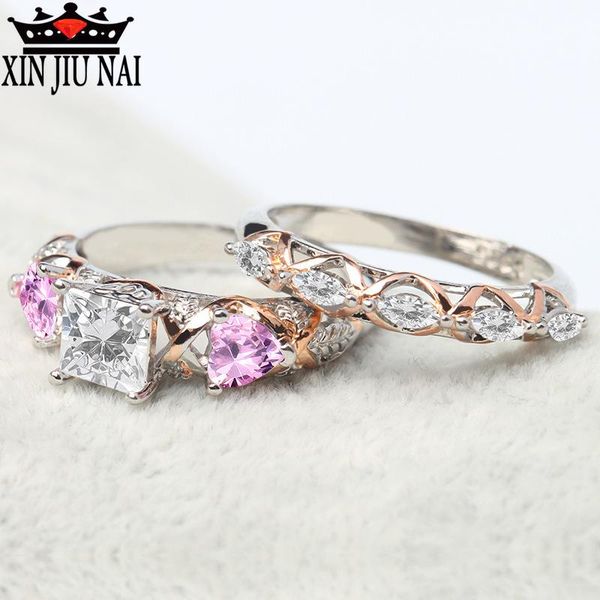 cluster rings pink beautiful mosaic heart zircon leaf ring creative rose golden wedding crystal set jewelry gift us size 6-10, Golden;silver
cluster rings pink beautiful mosaic heart zircon leaf ring creative rose golden wedding crystal set jewelry gift us size 6-10, Golden;silver