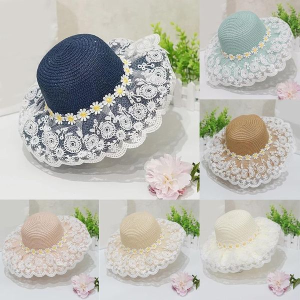 caps & hats parent-child summer women's sun hat bucket cap princess lace flowers flat straw woven girls beach panama, Yellow
caps & hats parent-child summer women's sun hat bucket cap princess lace flowers flat straw woven girls beach panama, Yellow