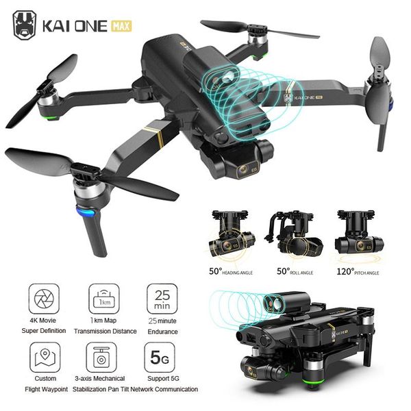 drones kai one max 8k camera drone with 3 axis gimbal gps 5g wifi fpv professional dron brushless rc quadcopter 1.2km distance gifts
drones kai one max 8k camera drone with 3 axis gimbal gps 5g wifi fpv professional dron brushless rc quadcopter 1.2km distance gifts