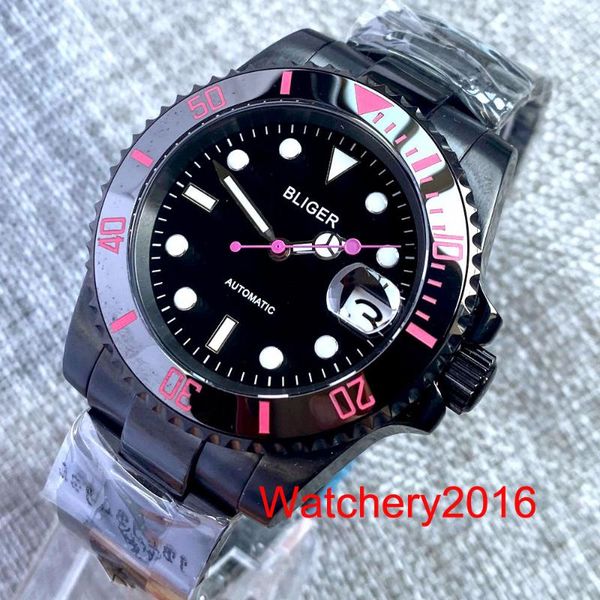 wristwatches 40mm black pink nh35a movement sapphire glass luminous pvd stainless steel case mechanical automatic mens watch, Slivery;brown
wristwatches 40mm black pink nh35a movement sapphire glass luminous pvd stainless steel case mechanical automatic mens watch, Slivery;brown