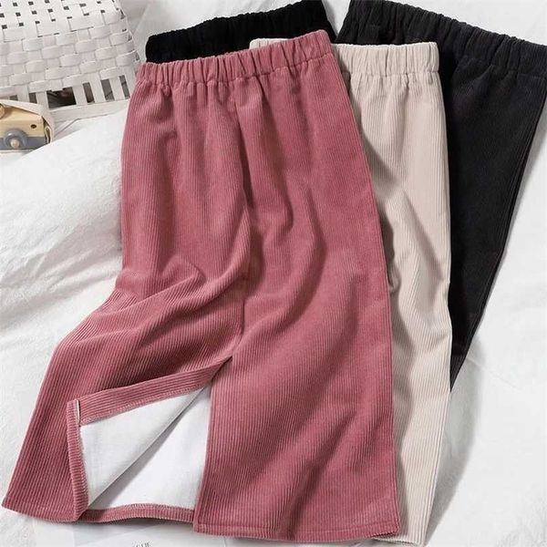 lucyever pink corduroy women's skirts autumn winter thick warm plush midi women casual split high waist a line 211109, Black
lucyever pink corduroy women's skirts autumn winter thick warm plush midi women casual split high waist a line 211109, Black