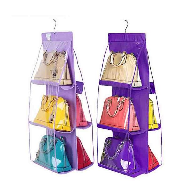non woven hanging bag for collapsible 6 pockets dustproof handbag storage holder wardrobe closet organizer boxes & bins
non woven hanging bag for collapsible 6 pockets dustproof handbag storage holder wardrobe closet organizer boxes & bins